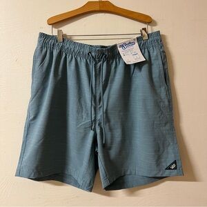 Mr Swim Shorts Men's 2XL XXL Technical Swim Trunks Blue